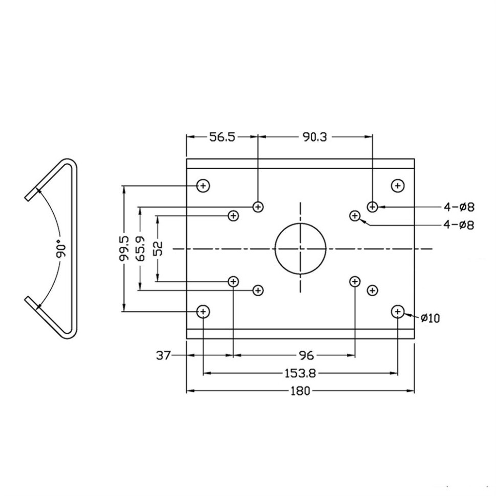 Кронштейн универсальный на столб Amatek AV-BPS1
