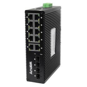 AN-SXGM14P8A - промышленный 14-портовый управляемый гигабитный L2+ коммутатор с PoE до 240Вт