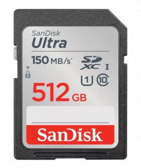 Карта памяти SDXC 512GB UHS-I SDSDUNC-512G-GN6IN SANDISK