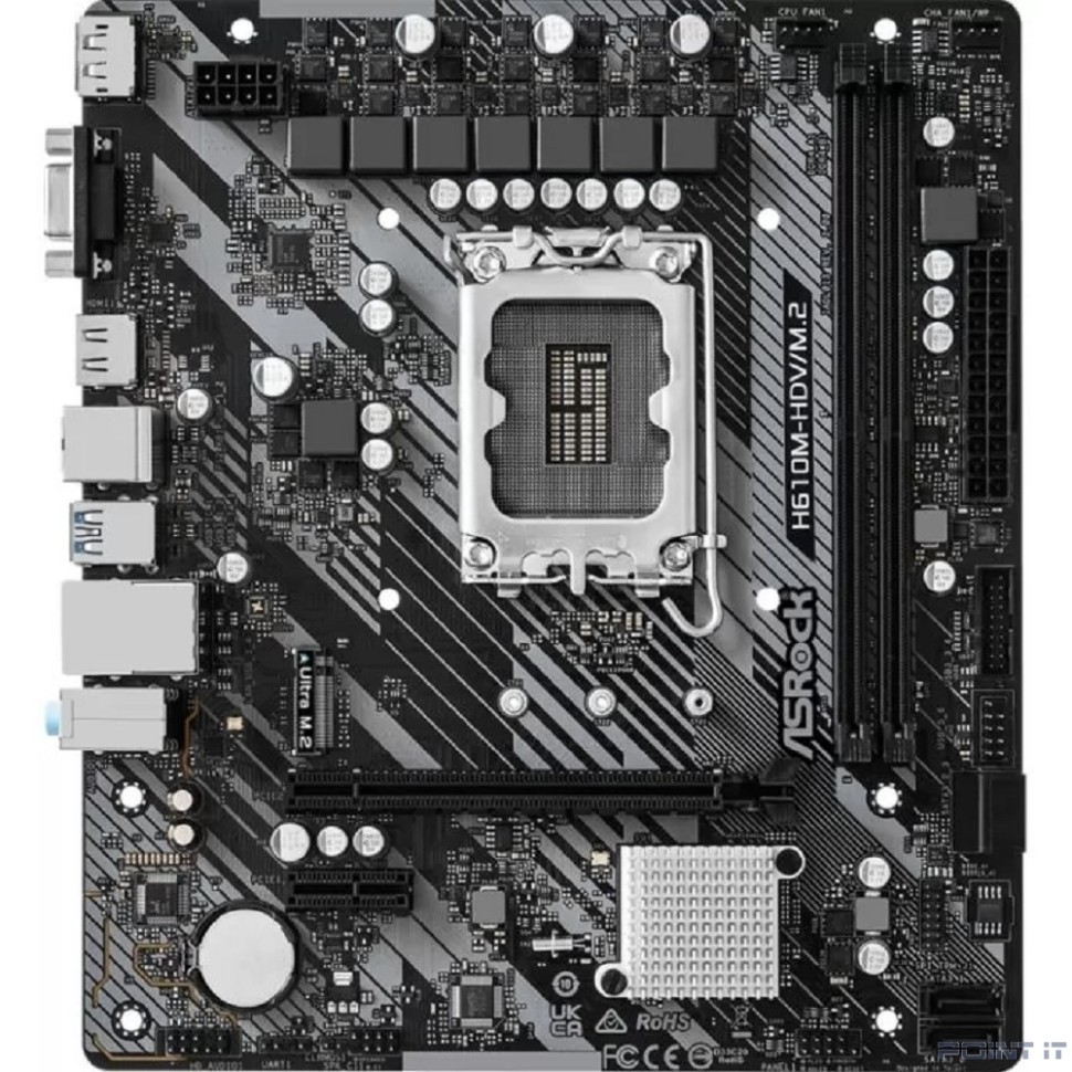 ASROCK H610M-HDV/M.2 R2.0, LGA 1700, Intel H610, mATX, Ret
