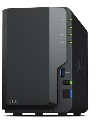 СХД настольное исполнение 2BAY NO HDD DS223 SYNOLOGY