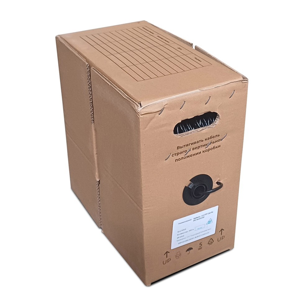 Кабель U/UTP Cat 5е PE 4х2х0,52 100м