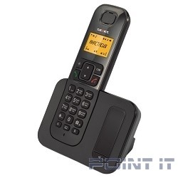 TEXET TX-D6605A черный (АОН/Caller ID, спикерфон, 10 мелодий, поиск трубки)