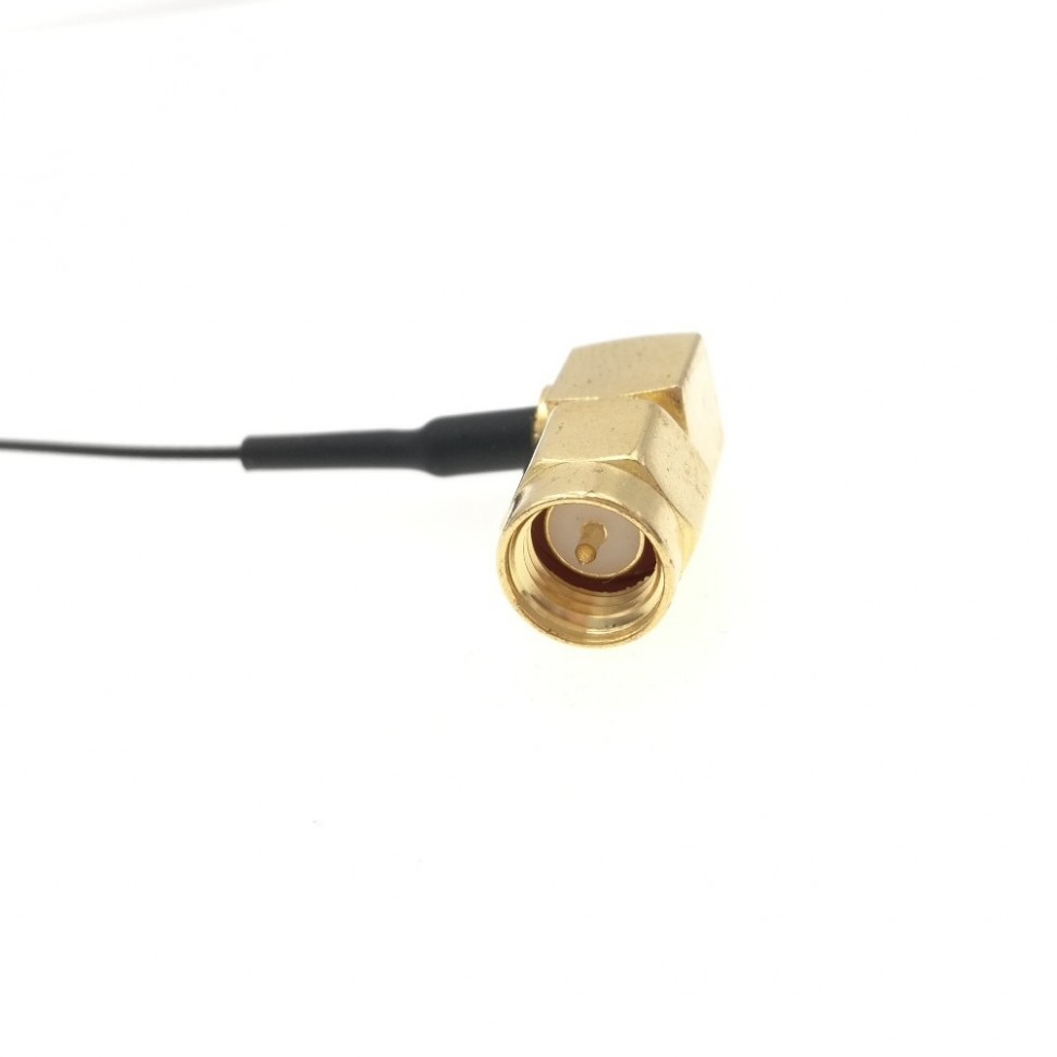 Адаптер для модема (пигтейл) IPEX4(MHF4)-SMA(male)угловой кабель RF0,81 20см.