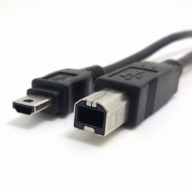 Кабель шт.USB B - шт.mini USB B 1.1 (1,5м), черный, блистер Netko РАСПРОДАЖА