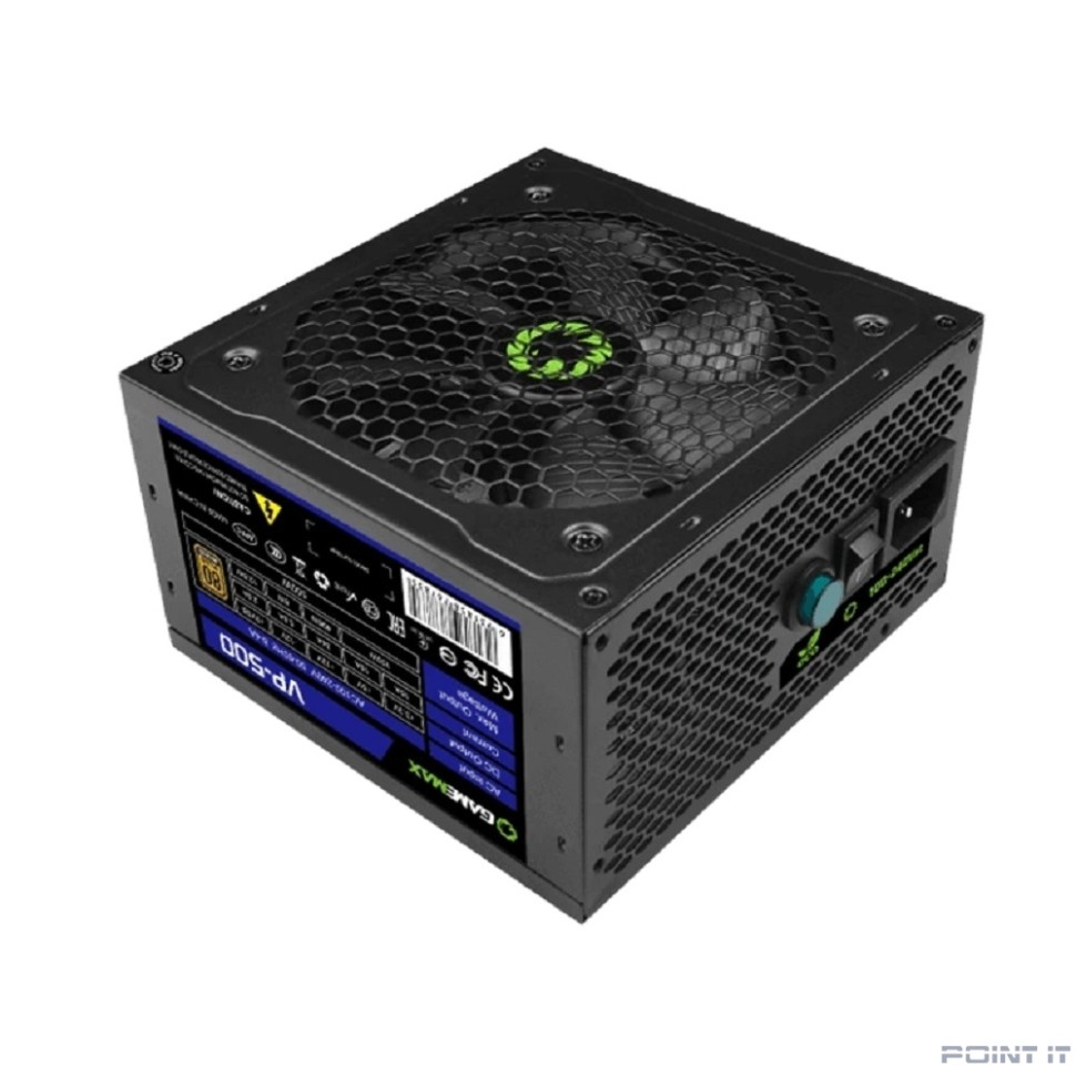 GameMax Блок питания ATX 500W VP-500 80+, Ultra quiet
