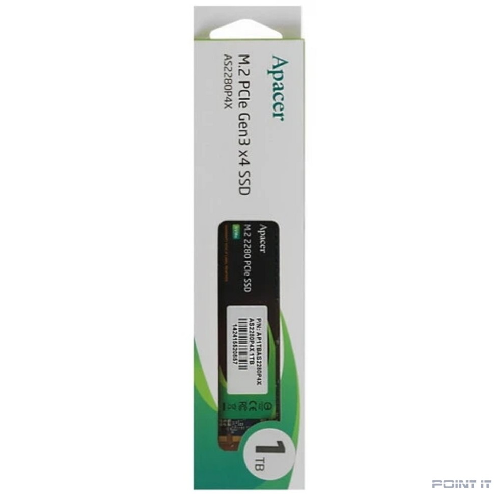 Apacer SSD M.2 2280 1TB AS2280P4 AP1TBAS2280P4X-1 