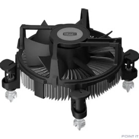 Кулер для процессора/ CPU Cooler PCCooler R94-V2 (65W, 4-pin PWM, 56mm, Al/Cu, -mm, 1x94mm, 34.44CFM, 27.3dBA, 2400RPM, S: 1700/1851, silver, black)