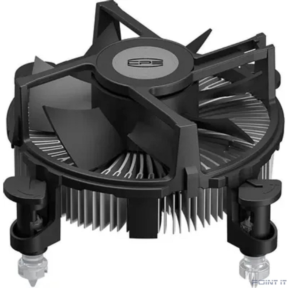 Кулер для процессора/ CPU Cooler PCCooler R94-V2 (65W, 4-pin PWM, 56mm, Al/Cu, -mm, 1x94mm, 34.44CFM, 27.3dBA, 2400RPM, S: 1700/1851, silver, black)