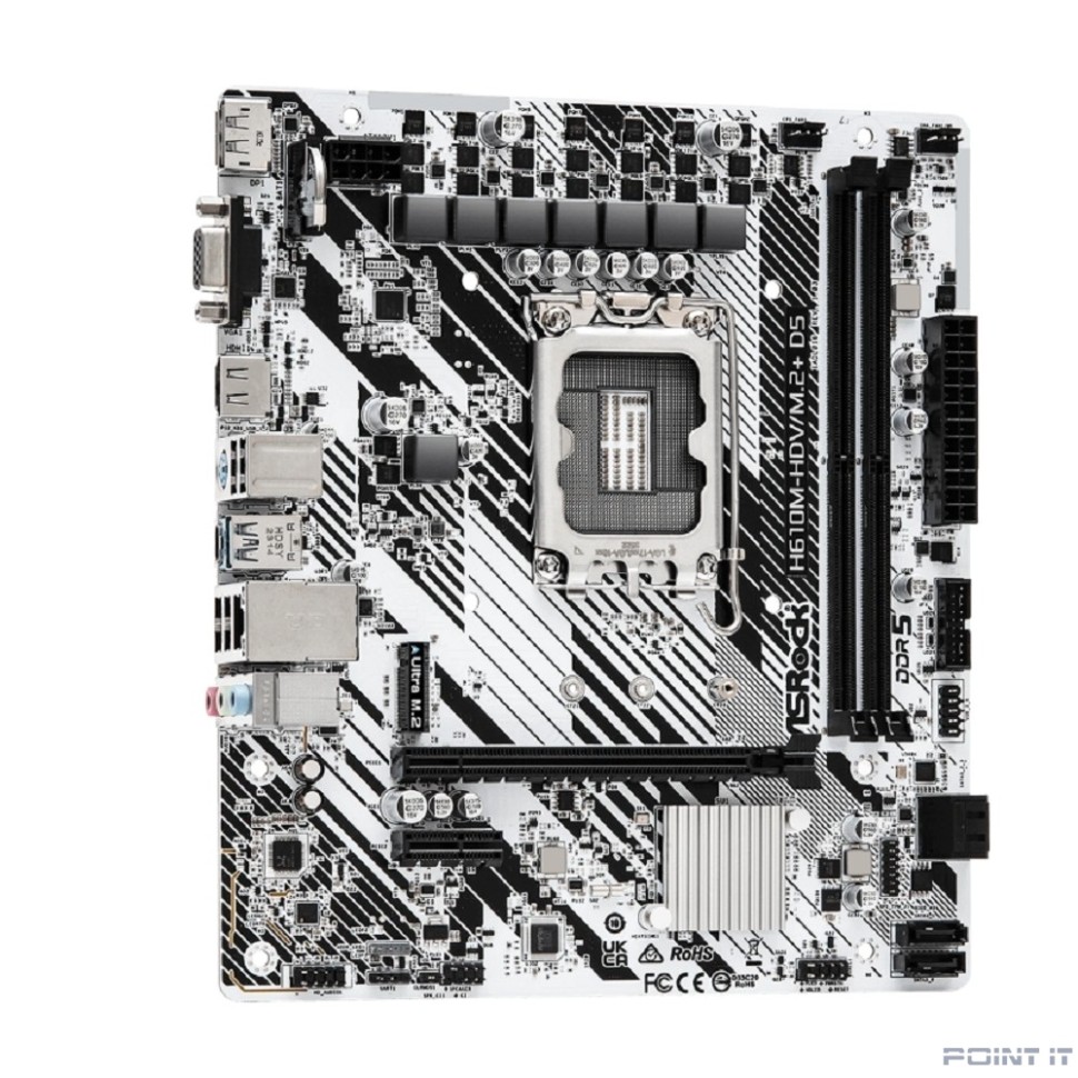 ASROCK H610M-HDV/M.2+ D5 {LGA 1700, Intel H610, mATX} RTL