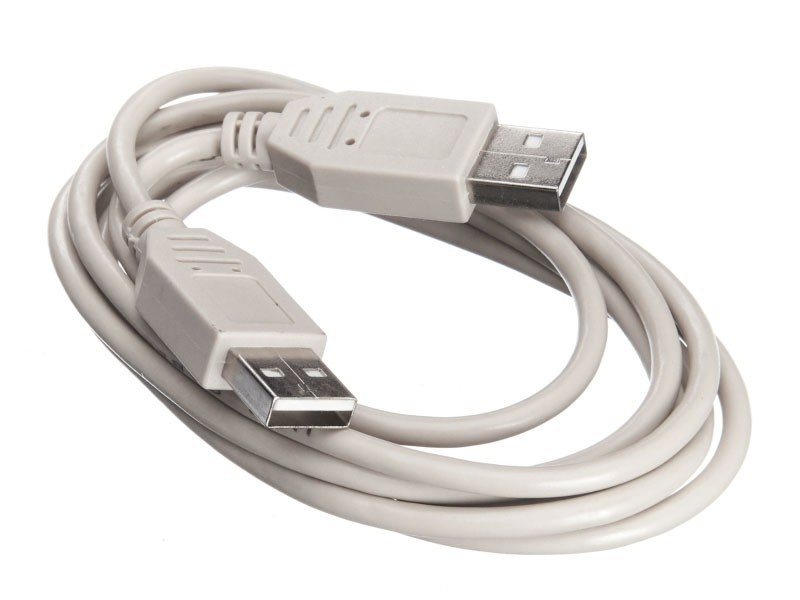 Кабель шт.USB A - шт.USB A 1.1 (1,5м), серый, блистер. Netko 10шт