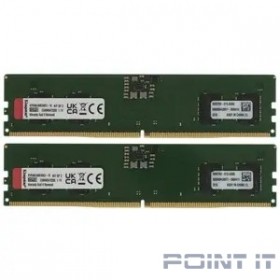 Kingston DRAM 16GB 4800MT/s DDR5 Non-ECC CL40 DIMM (Kit of 2) 1Rx16 KVR48U40BS6K2-16