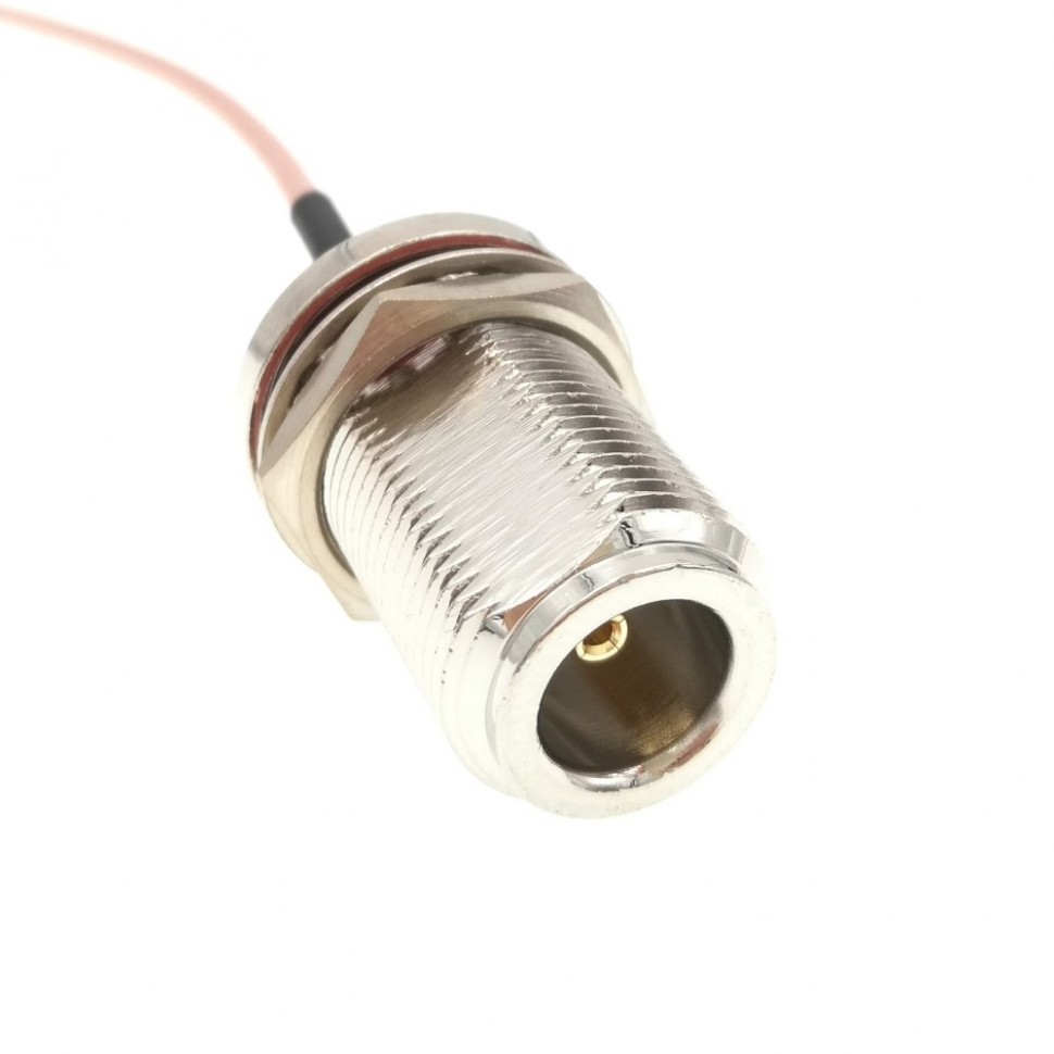 Адаптер для модема (пигтейл) U.fl(IPEX)-N(female)тип2 кабель RG178 30см.