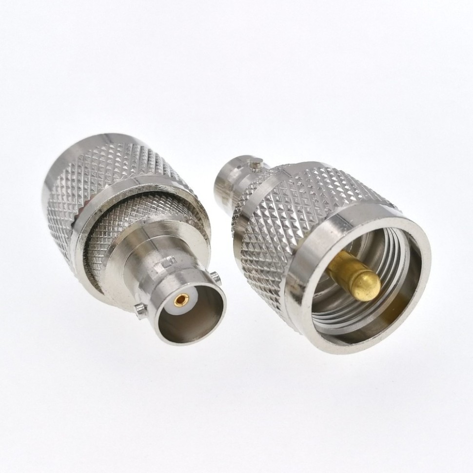 ВЧ-адаптер UHF(male) PL259-BNC(female)