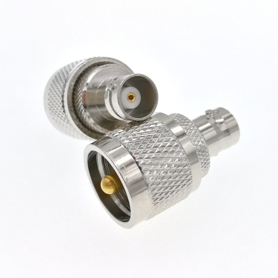 ВЧ-адаптер UHF(male) PL259-BNC(female)