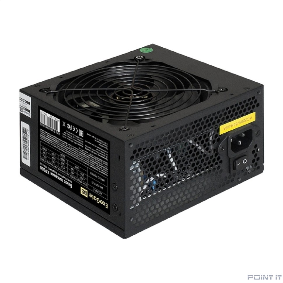 Exegate EX292167RUS Блок питания 800W ExeGate XP800 (ATX, 12cm fan, 24pin, 2x(4+4)pin, 2xPCI-E, 5xSATA, 3xIDE, black) 
