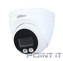 DAHUA DH-IPC-HDW2849TP-S-IL-0280B Уличная турельная IP-видеокамера Full-color с ИИ 8Мп, 1/2.7” CMOS, объектив 2.8мм, видеоаналитика, ИК до 30м, LED до 30м, IP67, корпус: металл, пластик