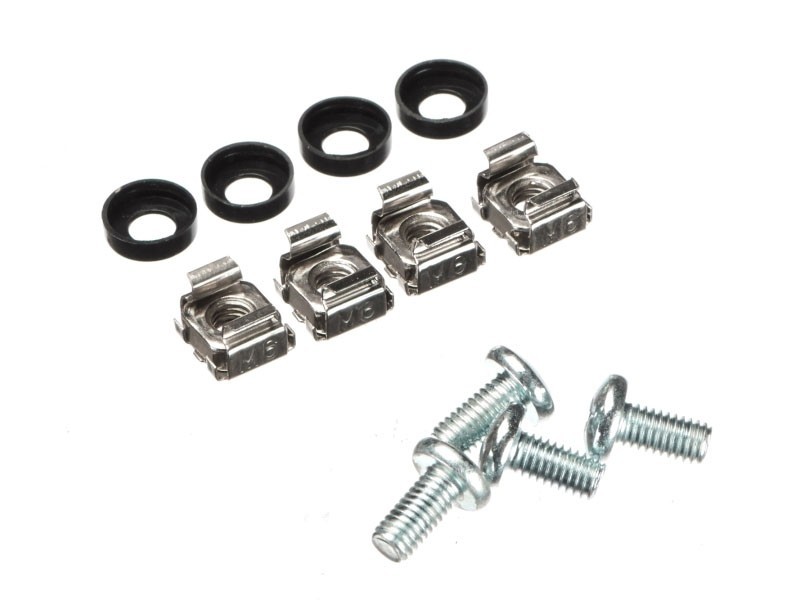 Блок розеток 19, 16А, 8 розеток, без шнура, черный Netko S