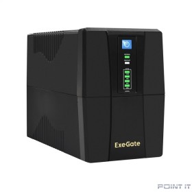 Exegate EX292763RUS ИБП ExeGate SpecialPro UNB-600.LED.AVR.4C13.RJ.USB &lt;600VA/360W, LED, AVR, 4*C13, RJ45/11, USB, Black&gt;