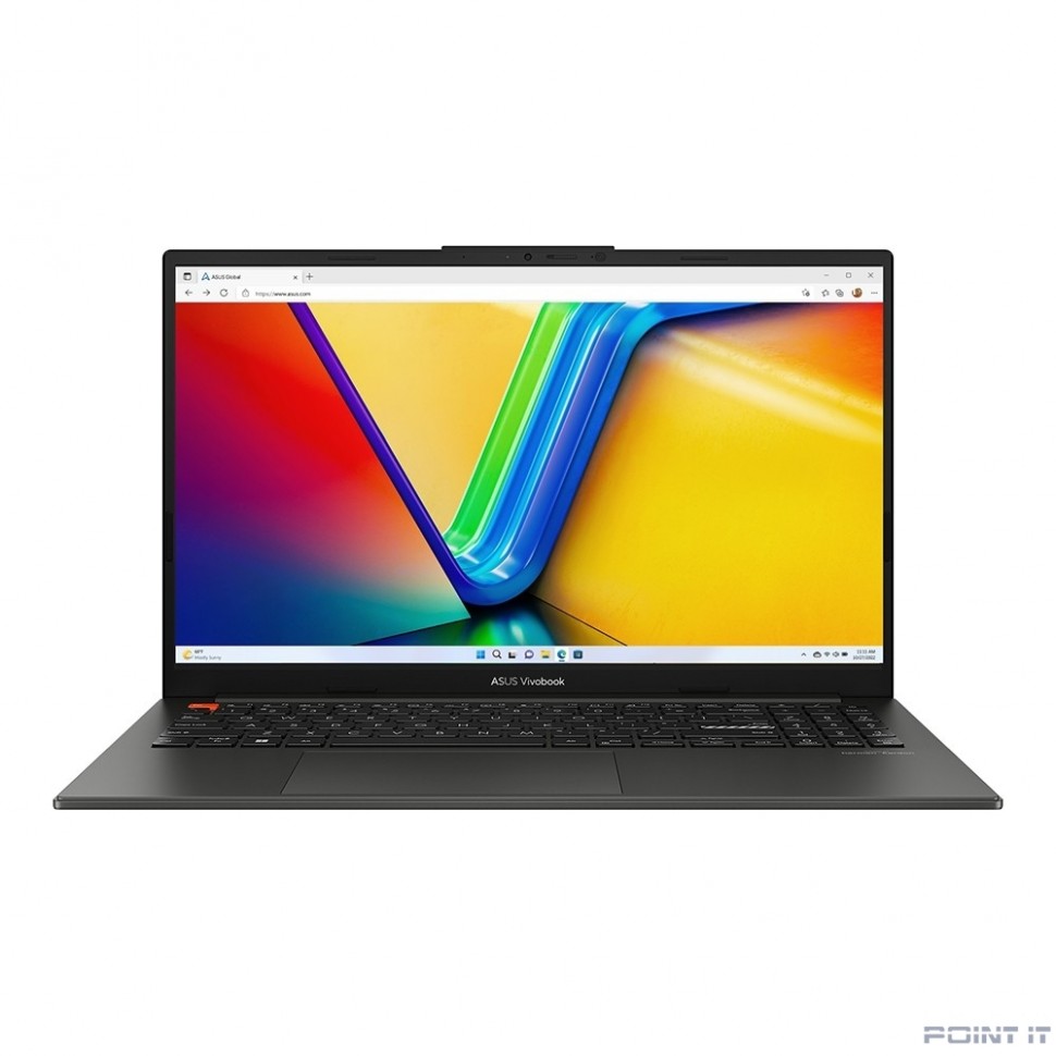 Ноутбук ASUS Vivobook S 16X OLED K5504VA-MA344W [90NB0ZK5-M00L20] Midnight Black 15.6" {OLED i5 13500H/16Gb/512PCISSDGb/Iris Xe/Win11Home + EVO/+m}