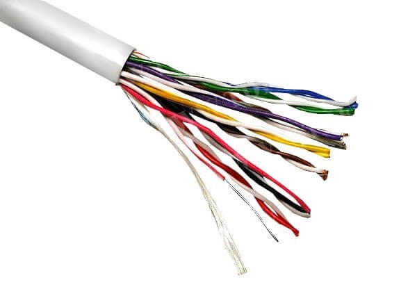 Кабель LC UTP10 cat.3, , 0,40мм, серый 305м