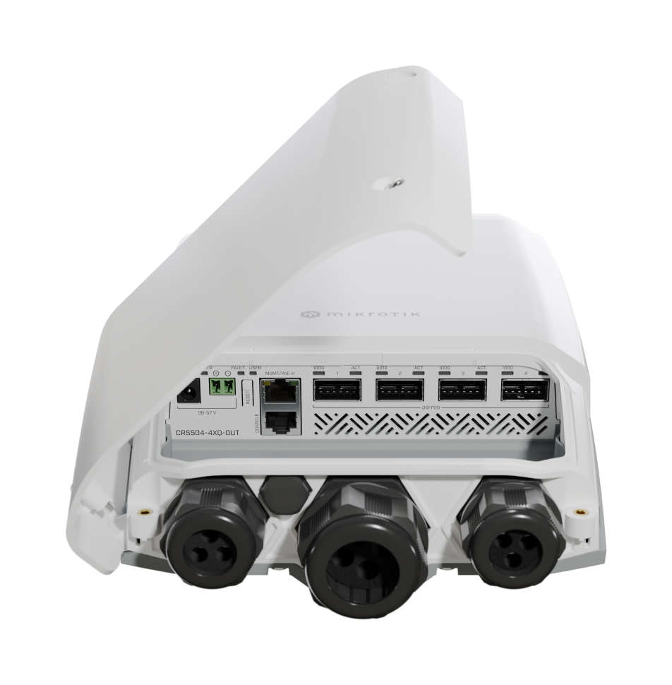 Коммутатор MikroTik CRS504-4XQ-OUT
