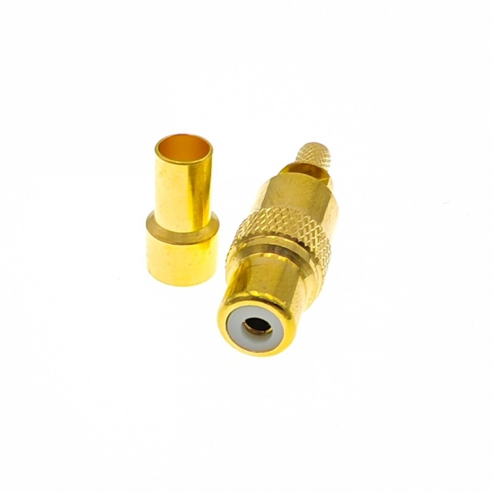 ВЧ-разъём RCA(female) обжимной под кабель RG-58