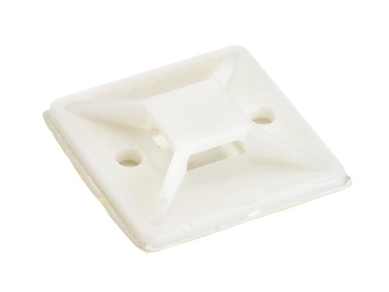 Площадка самоклеющаяся  для крепления стяжек 40мм*40мм (для стяжек шириной 10,8мм), NETKO Optima (упак.50 шт)