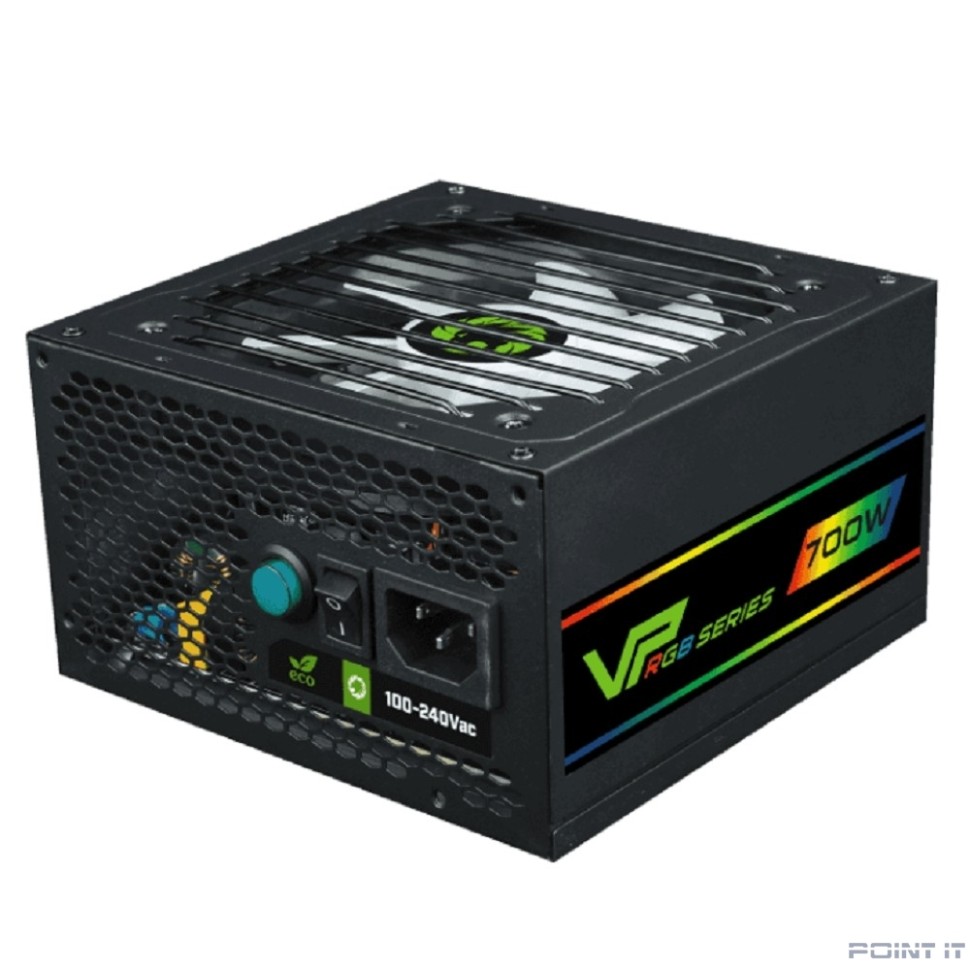 GameMax Блок питания ATX 700W VP-700-RGB 80+, Ultra quiet
