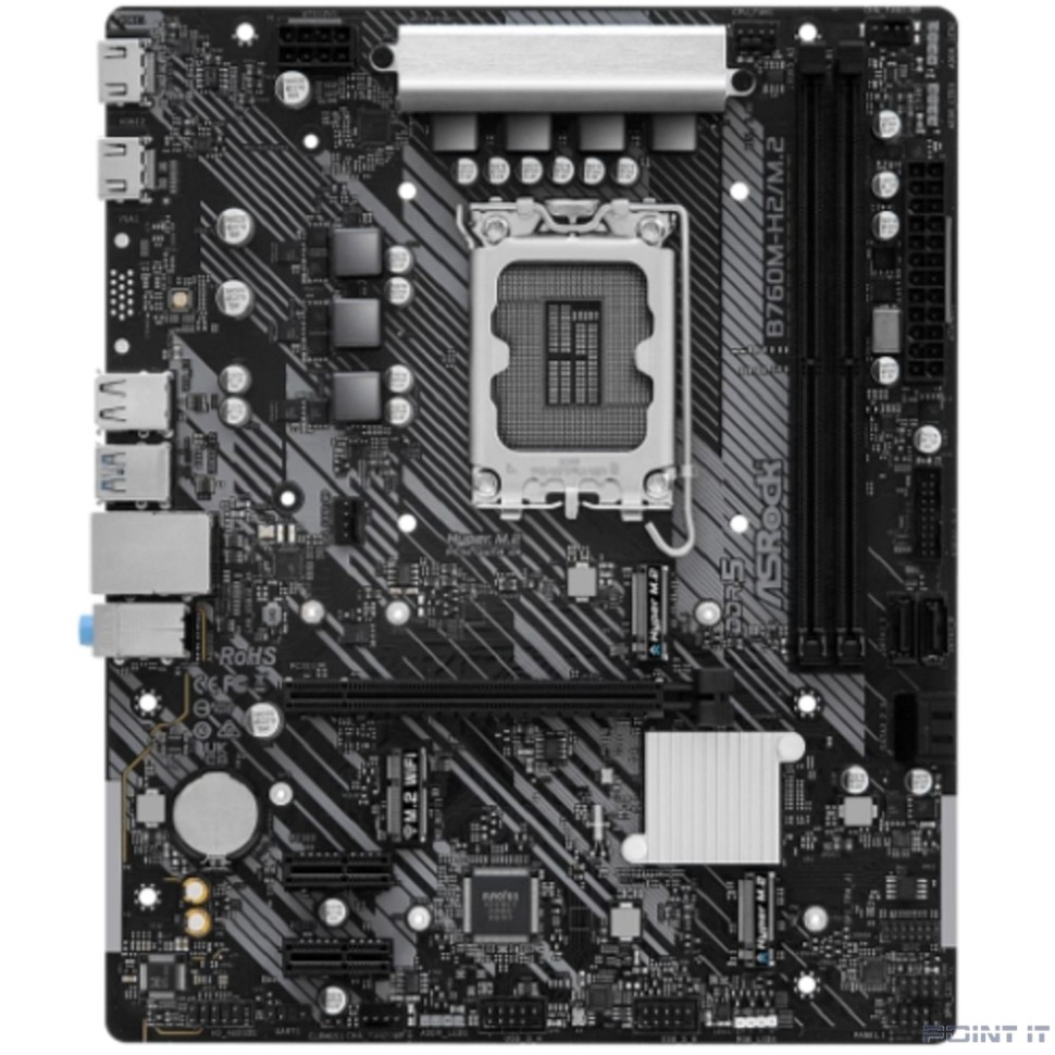 ASROCK B760M-H2/M.2, LGA 1700, Intel B760, mATX, Ret