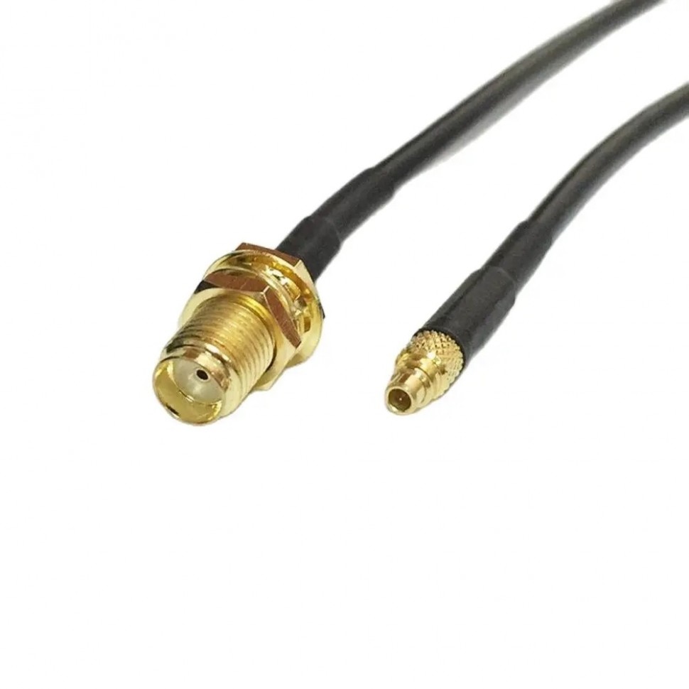 Адаптер для модема (пигтейл) MMCX(male)-SMA(female) кабель RF1.13 15см.