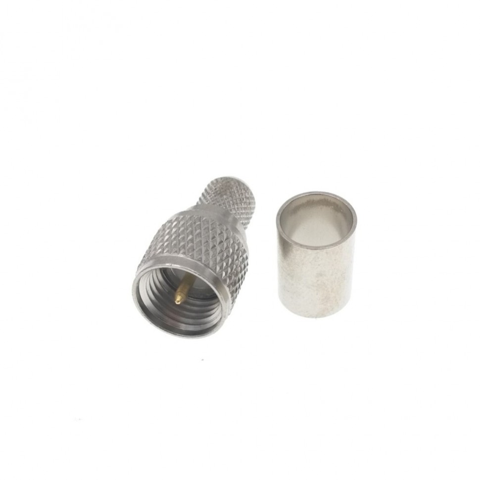 ВЧ-разъём mini UHF(male) обжимной под кабель 5D-FB
