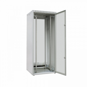  					Шкаф напольный 19, ECO-LINE, 42U, 1988х600х1000мм, передняя и задняя стальные перфорир. двери (30%), стальные боковые панели с 1-точ. замками, 2 пар				 