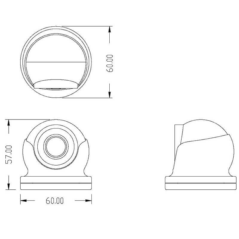 HN-MVD323IR (3.6) MHD видеокамера 2Mp Hunter