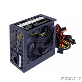 Блок питания/ PSU HIPER HPT-450 (ATX 2.31, peak 450W, Passive PFC, 120mm fan, power cord, Black) OEM