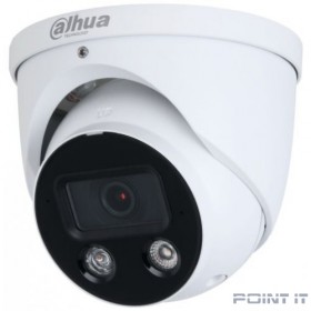 DAHUA DH-IPC-HDW3449HP-AS-PV-0280B-S4 Уличная турельная IP-видеокамера Full-color с ИИ и активным сдерживанием 4Мп; 1/2.7” CMOS; объектив 2.8мм, видеоаналитика, ИК 30м, LED 30м, IP67, корпус: металл