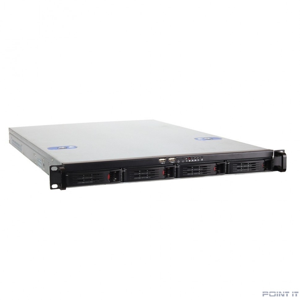 Exegate EX265523RUS Серверный корпус Pro 1U660-HS04 <RM 19", высота 1U, глубина 660, БП 600ADS, 4xHotSwap, USB>