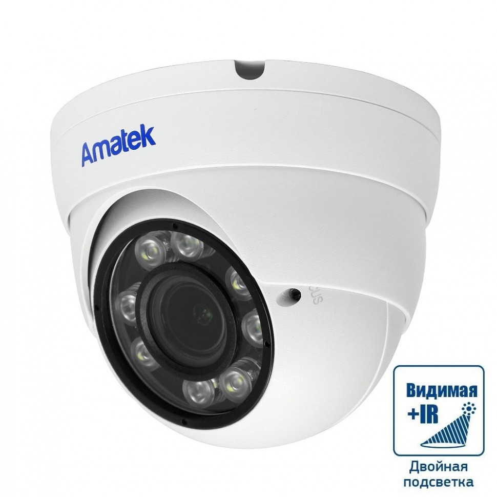AC-IDV403VFMSX - купольная IP видеокамера 4Мп с совмещенной подсветкой