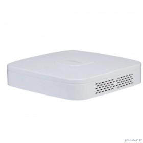 DAHUA DHI-NVR2104-4KS3 4-канальный IP-видеорегистратор, 4K и H.265+, видеоаналитика, входящий поток до 80Мбит/с, 1 SATA III до 20Тбайт