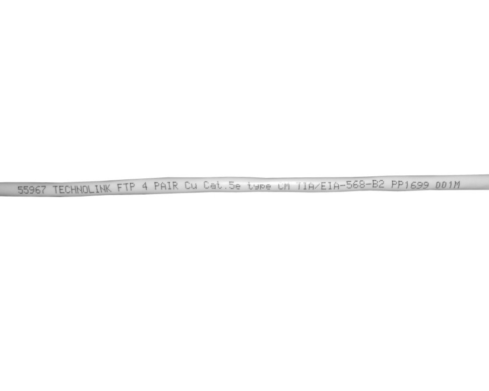Кабель Technolink FTP4 cat.5е, одножильный, экранированный, Cu 150м