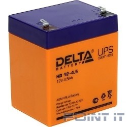 Delta HR 12-4.5 (4.5 А\ч, 12В) свинцово- кислотный аккумулятор  