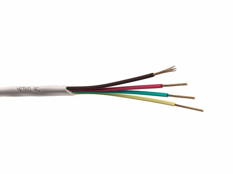 Кабель Телефонный 4c, CU, 100м, плоский, белый NETKO Optima