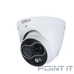 DAHUA DH-TPC-DF1241P-B3F4-S2 Двухспектральная тепловизионная IP-камера с ИИ, 1/2.7&quot; Progressive CMOS, объектив 4мм, неохлаждаемый FPA детектор, объектив 3.5мм, ИК 30м, IP67