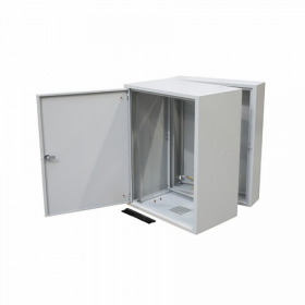  					Шкаф настенный 19-дюймовый (19), серия SD2 , 6U, 337x600х500, двухсекционный, со стальной дверью, цвет серый (RAL 7035) (SD-206)				 