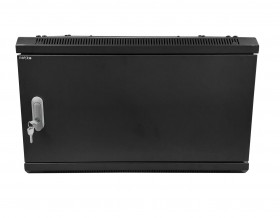 Шкаф настенный 4U серия WMA (Wall Maestro) (600х450х280), разборный, передняя дверь металл, черный Netko &quot;А&quot;