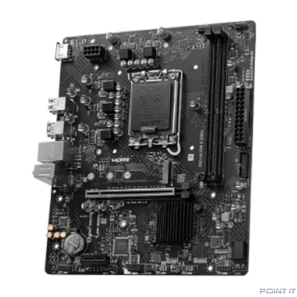 MSI PRO H610M-S DDR4 H610, LGA1700, 2*DDR4, 1*PCIEx16, 1*PCIEx1, 1*M.2, 2*USB3.2Gen1, 4*USB2.0, 2*SATA3.0, 1G, HDMI, M-ATX, RTL