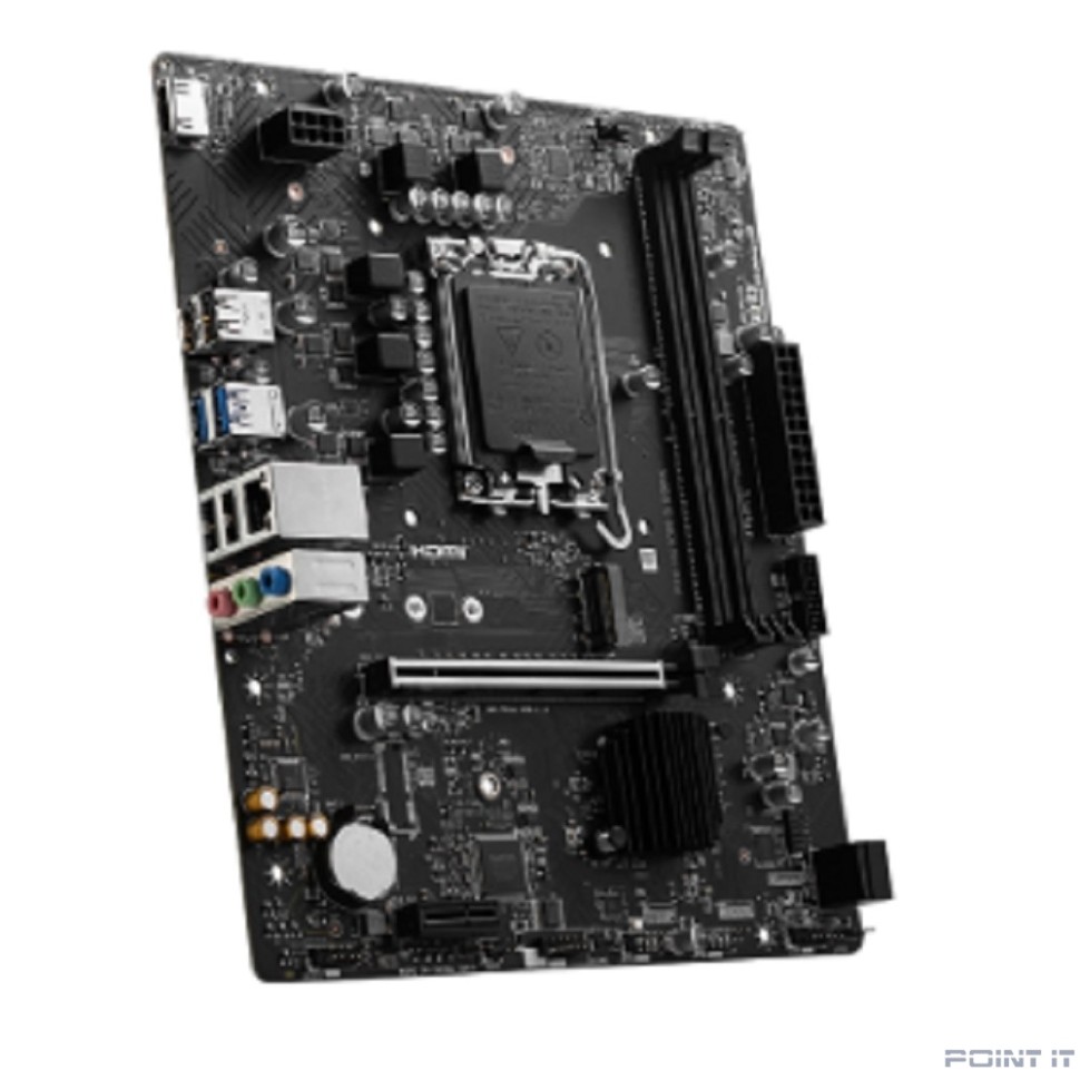 MSI PRO H610M-S DDR4 H610, LGA1700, 2*DDR4, 1*PCIEx16, 1*PCIEx1, 1*M.2, 2*USB3.2Gen1, 4*USB2.0, 2*SATA3.0, 1G, HDMI, M-ATX, RTL