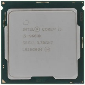 CPU  Intel Core i5-9600K OEM (Coffee Lake, 14nm, C6/T6, Base 3,70GHz, Turbo 4,60GHz, UHD 630, L3 9Mb, TDP 95W, vPro, S1151) OEM