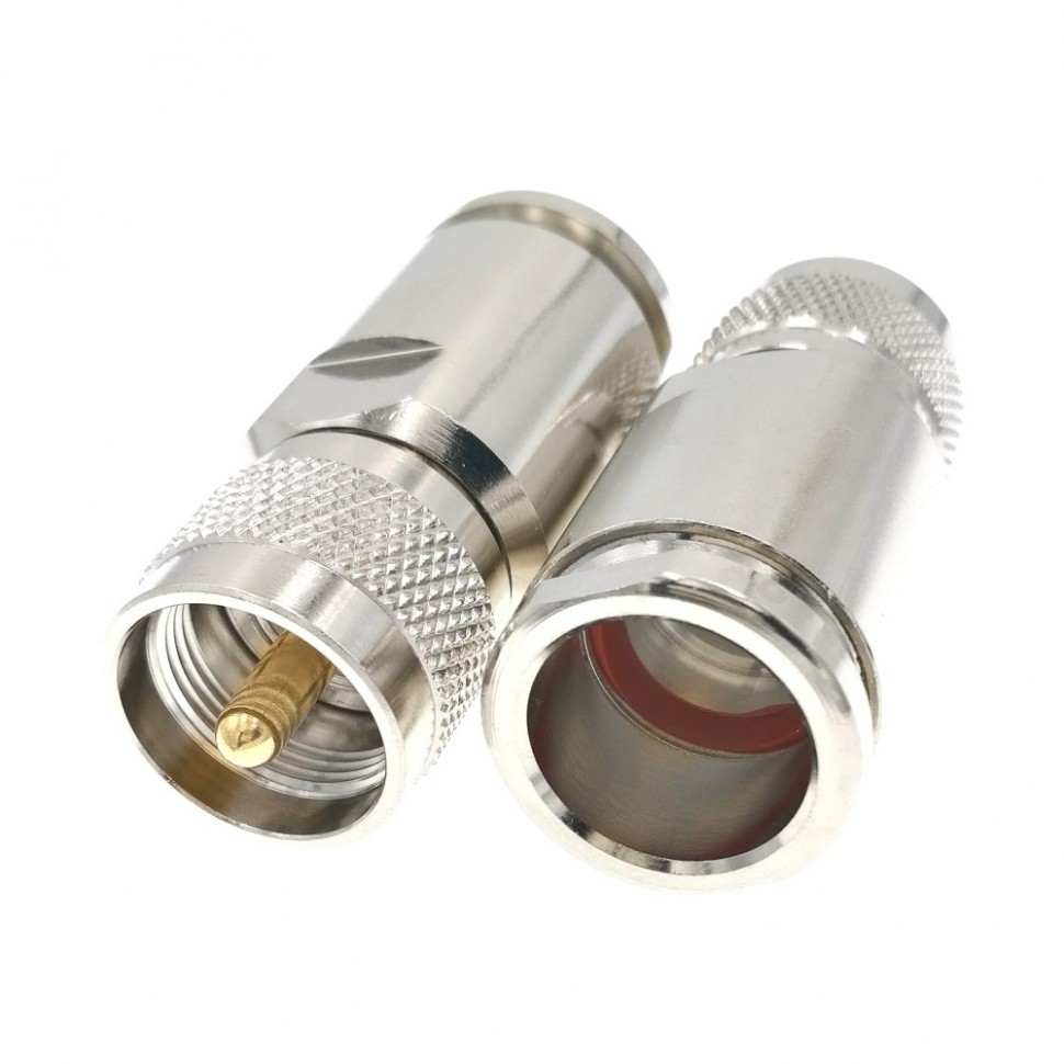ВЧ-разъём UHF(male) PL259 прижимной под кабель 10D-FB