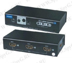UTP93X1HD-A1 Коммутатор HDMI, 3 входа 1выход, пульт д/у, 1080p/720p, HDMI 1.3 РАСПРОДАЖА